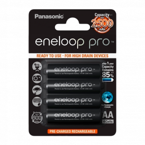 Акумулятор Panasonic AA Eneloop Pro 4шт 2500 mAh - Retromagaz