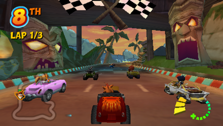 Гра Sony PlayStation Portable Crash Tag Team Racing Англійська Версія Б/У - Retromagaz, image 6