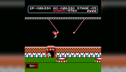 Збірник Ігор RMC Famicom Dendy 4 in 1 Macross, Circus Charlie, Excitebike, F-1 Race 90х TV Game Англійська Версія Тільки Картридж Б/У - Retromagaz, image 4