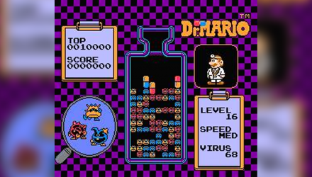 Збірник Ігор RMC Famicom Dendy 8 in 1 Dr. Mario, Quarth, Tetris 1 2, Adventure Island, Chinese Chese, Flipul, Arkanoid 90х TV Game Англійська Версія Тільки Картридж Б/У - Retromagaz, image 1