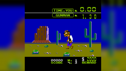 Збірник Ігор RMC Famicom Dendy 4 in 1 Wild Gunman, Duck Hunt (Качечки), Hogan'S Alley, Exitebike 90х Англійська Версія Тільки Картридж Б/У - Retromagaz, image 1