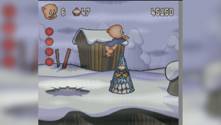 Гра RMC SNES Porky Pig's Haunted Holiday Europe Англійська Версія Тільки Картридж Б/У - Retromagaz, image 4