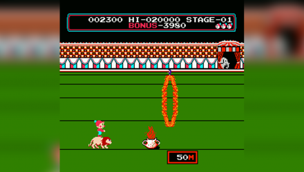 Збірник Ігор RMC Famicom Dendy 4 in 1 Macross, Circus Charlie, Excitebike, F-1 Race 90х TV Game Англійська Версія Тільки Картридж Б/У - Retromagaz, image 3