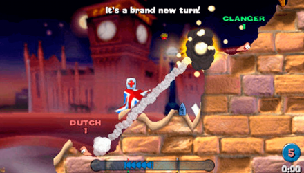 Игра Sony PlayStation Portable Worms Open Warfare Английская Версия Б/У - Retromagaz, image 6