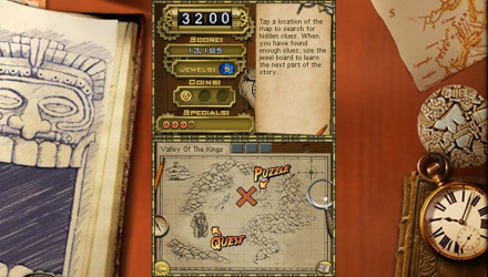 Игра Nintendo DS Jewel Quest Mysteries: Curse of the Emerald Tears Английская Версия Б/У - Retromagaz, image 2