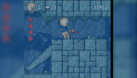 Гра RMC SNES Porky Pig's Haunted Holiday Europe Англійська Версія Тільки Картридж Б/У - Retromagaz, image 1