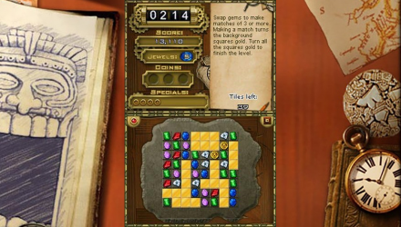 Игра Nintendo DS Jewel Quest Mysteries: Curse of the Emerald Tears Английская Версия Б/У - Retromagaz, image 3