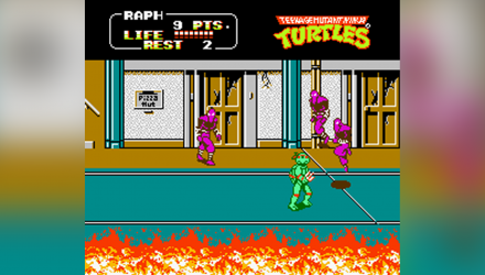 Гра Steepler Famicom Dendy Teenage Mutant Ninja Turtles II: The Arcade Game (TMNT 2) 90х Англійська Версія Тільки Картридж Б/У - Retromagaz, image 3