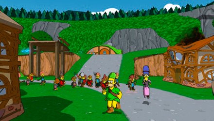 Игра Microsoft Xbox 360 The Simpsons Game Английская Версия Б/У - Retromagaz, image 5