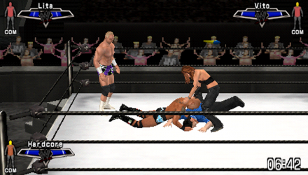 Игра Sony PlayStation Portable WWE SmackDown vs. Raw 2006 Английская Версия Б/У image_4 Игра Sony PlayStation Portable WWE SmackDown vs. Raw 2006 Английская Версия Б/У - Retromagaz, image 4