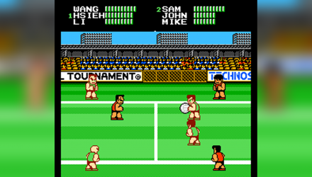 Сборник Игр RMC Famicom Dendy 4 in 1 JY-072 Kunio-kun Super Dodge Ball, Hockey Club, Nekketsu Fighting Legend, Goal 3 90х TV Game Японская Версия Только Картридж Б/У - Retromagaz, image 2