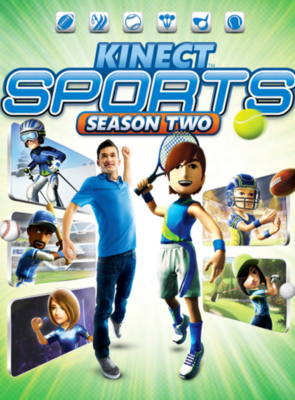 Kinect Sports 2. Kinect Sports Xbox 360 обложка.