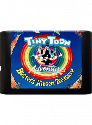 Гра RMC Mega Drive Tiny Toon Adventures: Buster's Hidden Treasure Англійська Версія Тільки Картридж Новий - Retromagaz