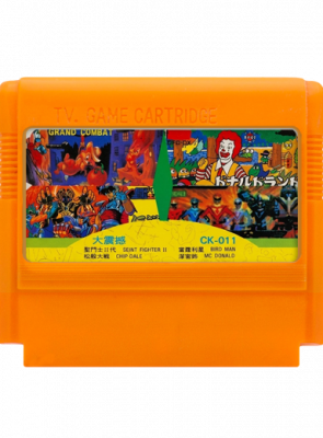 Збірник Ігор RMC Famicom Dendy 4 in 1 CK-011 Donald Land, Saint Seiya: Ougon Densetsu, Chip Dale 1, Sentai Jetman 90х TV Game Англійська Версія Тільки Картридж Б/У - Retromagaz