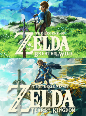 Набір Гра Nintendo Switch The Legend of Zelda Breath of The Wild Російська Озвучка Б/У  + The Legend of Zelda: Tears of the Kingdom