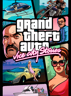 Игра Sony PlayStation 2 Grand Theft Auto: Vice City Stories USA Английская Версия + Обложка Б/У Хороший