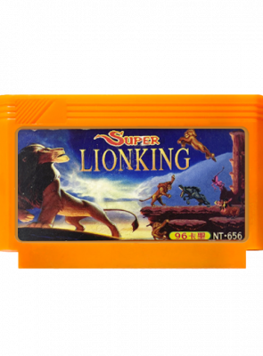 Игра RMC Famicom Dendy The Lion King 90х Английская Версия Только Картридж Б/У