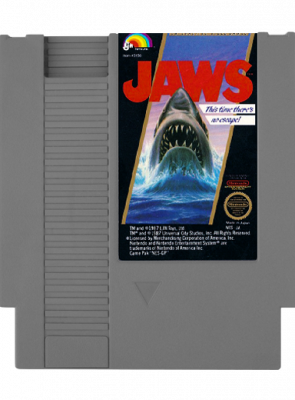Гра Nintendo NES Jaws USA Англійська Версія Тільки Картридж Б/У - Retromagaz