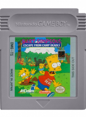 Гра Nintendo Game Boy Bart Simpson's Escape from Camp Deadly Англійська Версія Тільки Картридж Б/У - Retromagaz