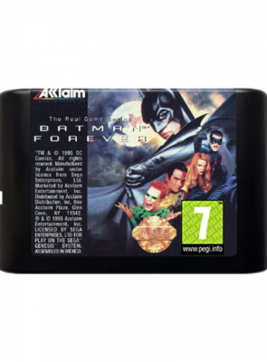 Игра RMC Mega Drive Batman Forever Английская Версия Только Картридж Новый