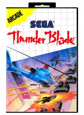 Игра Sega Master System Thunder Blade Английская Версия Без Мануала Б/У - Retromagaz