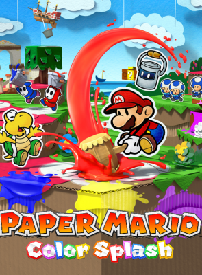 Игра Nintendo Wii U Paper Mario: Color Splash Europe Английская Версия Б/У