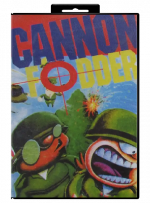 Игра RMC Mega Drive Cannon Fodder 90х Английская Версия Без Мануала Б/У