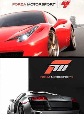 Набір Гра Microsoft Xbox 360 Forza MotorSport 4 Російська Озвучка DVD 2шт Б/У  + Forza Motorsport 3 - Retromagaz