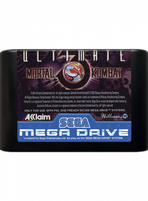 Игра Sega Mega Drive Ultimate Mortal Kombat 3 Europe Английская Версия Только Картридж Б/У - Retromagaz