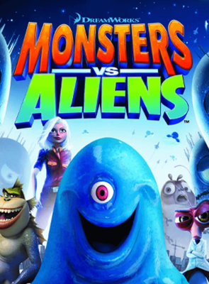 Гра Sony PlayStation 2 Monsters vs. Aliens Europe Англійська Версія Б/У