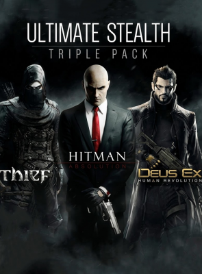 Игра Microsoft Xbox 360 Ultimate Stealth Triple Pack: Thief, Hitman Absolution, Deus Ex Английская Версия DVD 3шт Б/У - Retromagaz