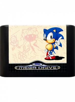 Игра Sega Mega Drive Sonic the Hedgehog Europe Английская Версия Только Картридж Б/У