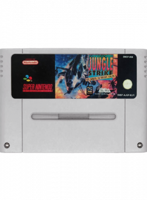 Гра Nintendo SNES Jungle Strike Europe Англійська Версія Тільки Картридж Б/У - Retromagaz