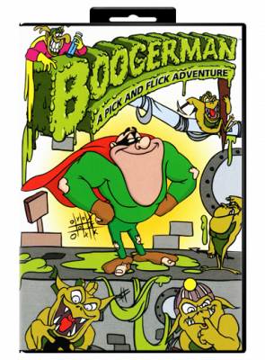 Игра RMC Mega Drive Boogerman: A Pick and Flick Adventure 90х Английская Версия Без Мануала Б/У
