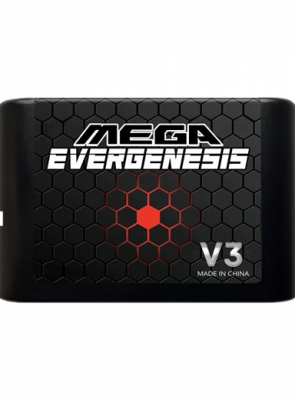 Флэш Картридж Evergenesis Mega Drive Sega V3 Pro EDMD 4Gb 3000 in 1 Английская Версия Новый - Retromagaz