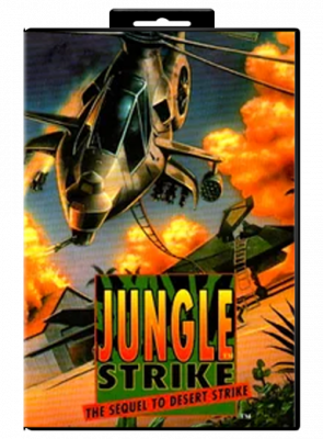 Игра RMC Mega Drive Jungle Strike 90х Английская Версия Без Мануала Б/У