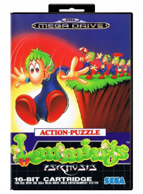 Гра Sega Mega Drive Lemmings Europe Англійська Версія Без Мануалу Б/У - Retromagaz
