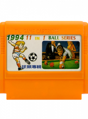 Збірник Ігор RMC Famicom Dendy 11 in 1 Ball Series Lunar Ball, Dynamite Bowl, Double Drible, Soccer, Tennis 90х TV Game Англійська Версія Тільки Картридж Б/У - Retromagaz