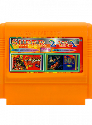 Збірник Ігор RMC Famicom Dendy 2 in 1 Batman Returns, Mortal Kombat 6 (Fatal Fury Special) NT-926 90х TV Game Англійська Версія Тільки Картридж Б/У - Retromagaz