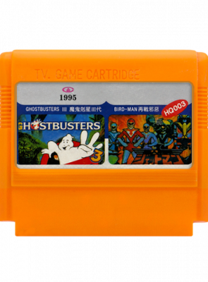 Збірник Ігор RMC Famicom Dendy 2 in 1 Chojin Sentai Jetman, Ghostbusters II (III) HQ003 90х TV Game Англійська Версія Тільки Картридж Б/У - Retromagaz