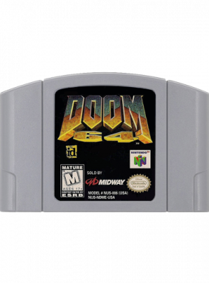 Игра Nintendo N64 Doom 64 USA Английская Версия Только Картридж Б/У - Retromagaz
