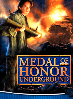 Игра Sony PlayStation 1 Medal of Honor - Underground Europe Английская Версия Б/У