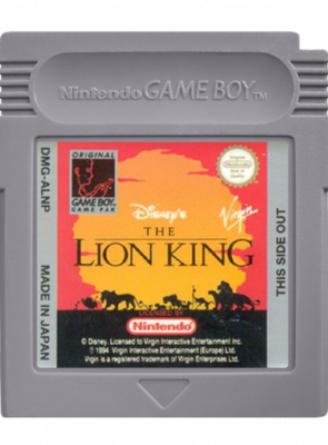 Игра Nintendo Game Boy The Lion King Английская Версия Только Картридж Б/У