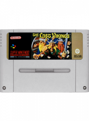 Игра Nintendo SNES The Lost Vikings Europe Английская Версия Только Картридж Б/У