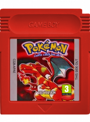 Игра RMC Game Boy Color Pokemon Red Version Английская Версия Только Картридж Новый