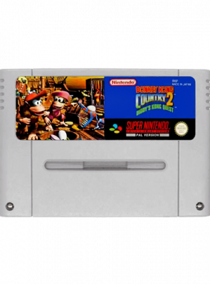 Гра Nintendo SNES Donkey Kong Country 2: Diddy's Kong Quest Europe Англійська Версія Тільки Картридж Б/У - Retromagaz