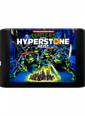 Игра RMC Mega Drive Teenage Mutant Ninja Turtles: The Hyperstone Heist (TMNT) Английская Версия Только Картридж Новый - Retromagaz