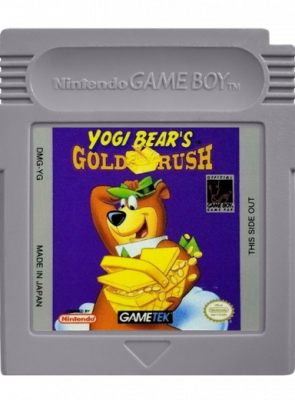 Игра Nintendo Game Boy Yogi Bear's Gold Rush Английская Версия Только Картридж Б/У
