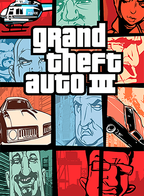 Игра Sony PlayStation 2 Grand Theft Auto III USA Английская Версия + Обложка Б/У Хороший