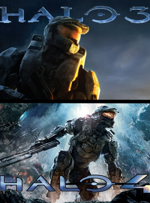 Набір Гра Microsoft Xbox 360 Halo 3 Англійська Версія Б/У  + Halo 4 Російські Субтитри - Retromagaz